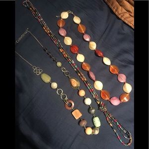 3 necklaces
